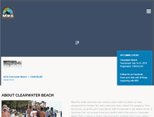 Tablet Screenshot of majorbeachsoccer.com